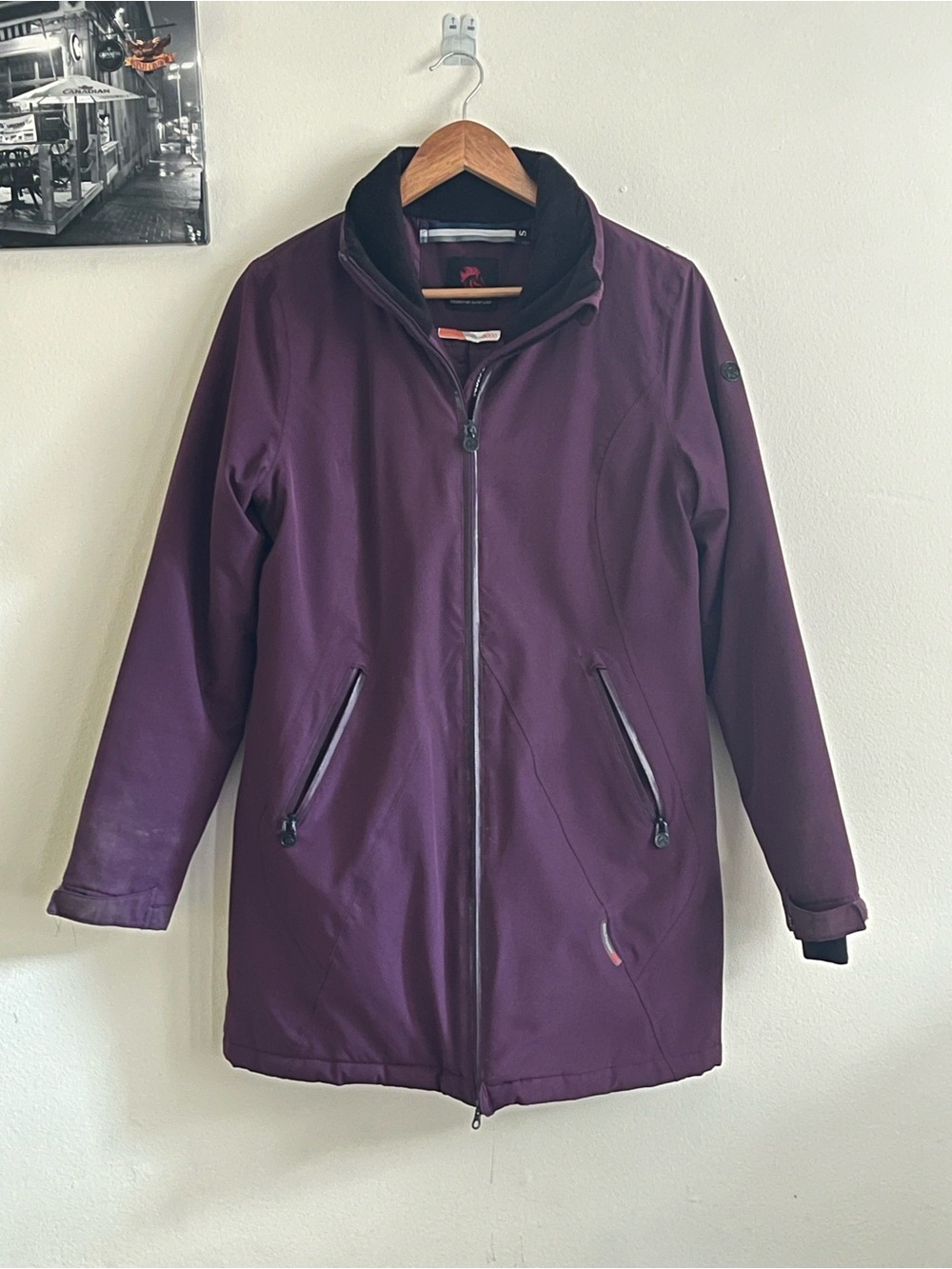 Tempo Equestrian Quality System 5000 Long Riding Parka Coat Purple - Smal